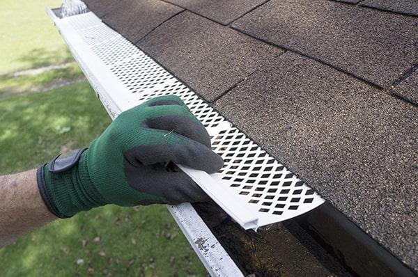 gutter guards can be installed on existing gutters to provide additional protection